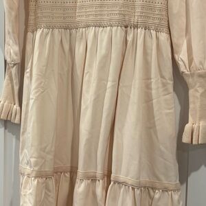 Charming Cream Kids Formal Dress